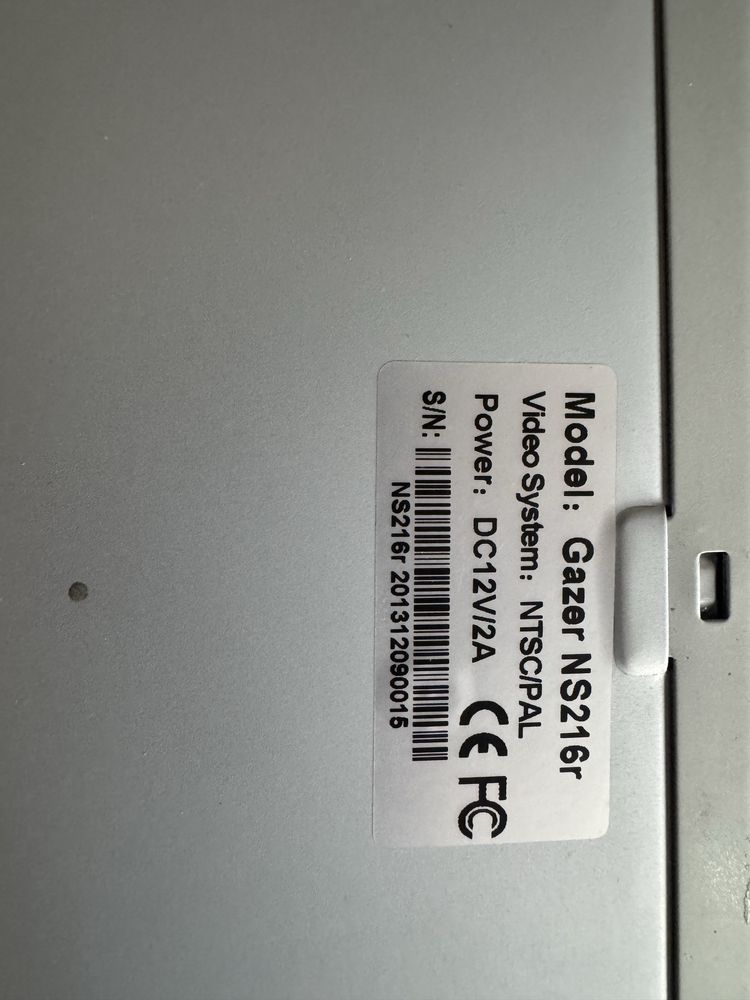 Відеореєстратор Gazer NS216r