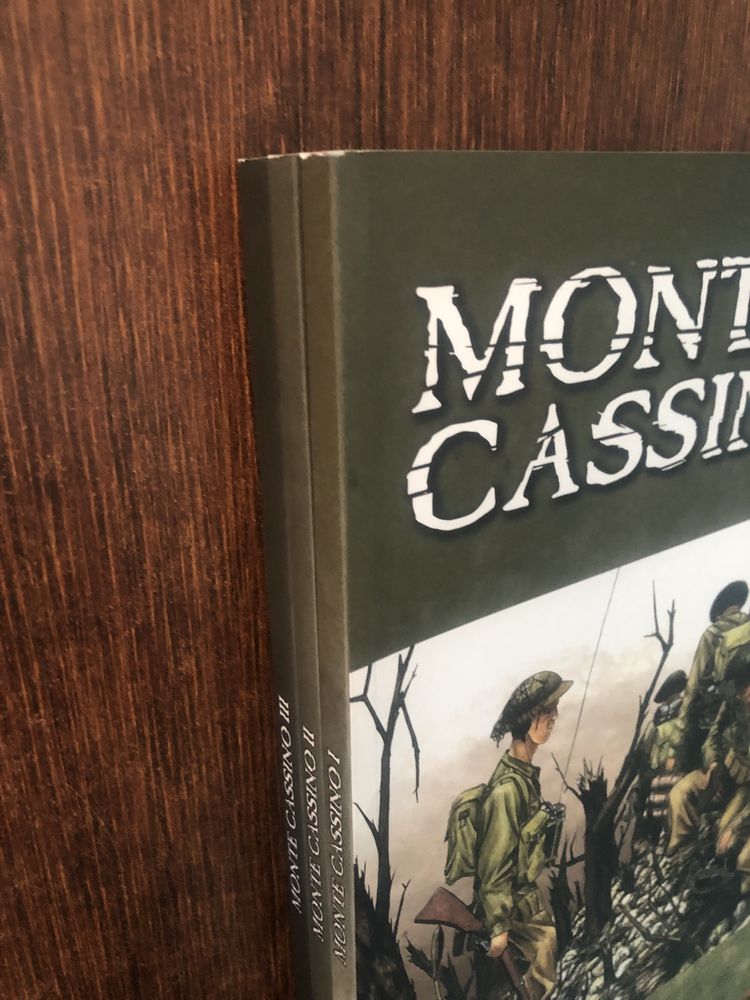 Komiks Monte Cassino 3 albumy komplet