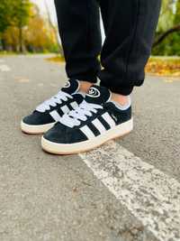 Кросівки Adidas Campus Black White 36-45