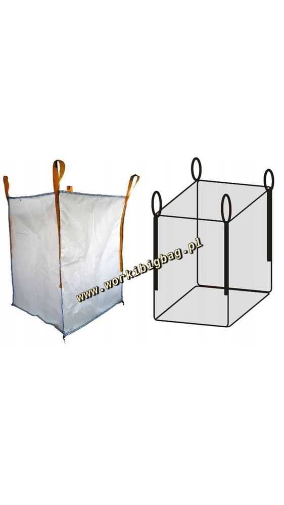 big bag 91x91x210 WORKI big bag bagi begi NOWE 1250 KG