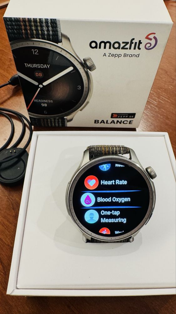Amazfit Balance Smartwatch - ótimo estado