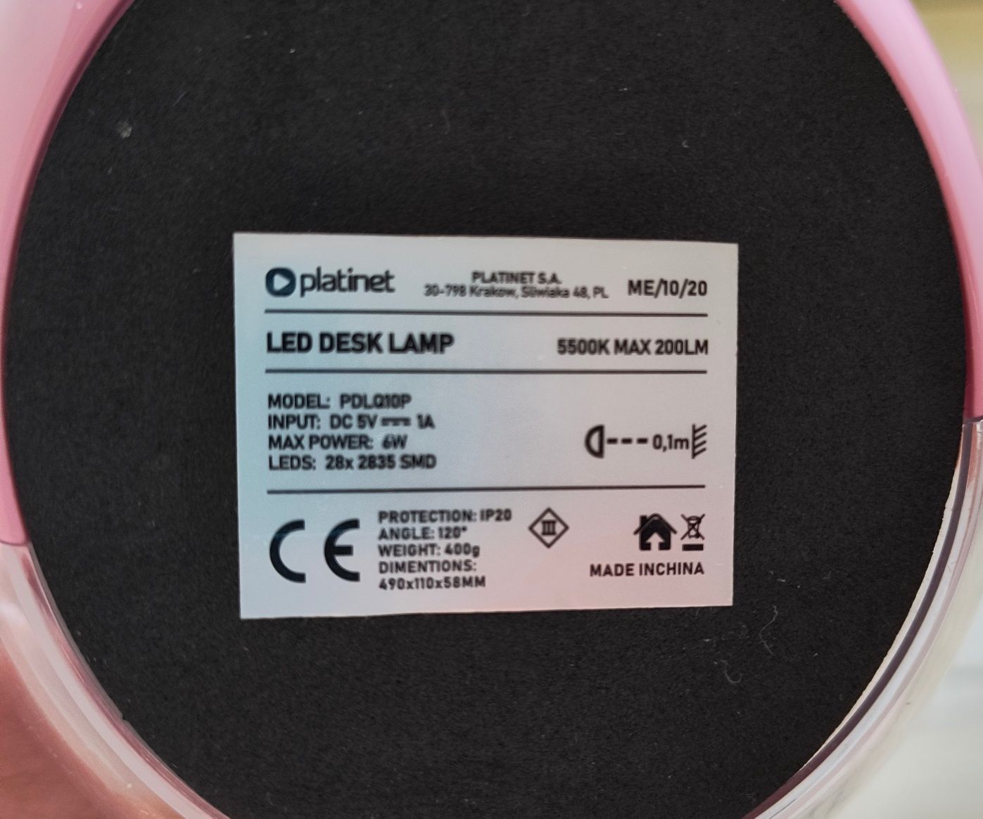 Lampka na biurko LED