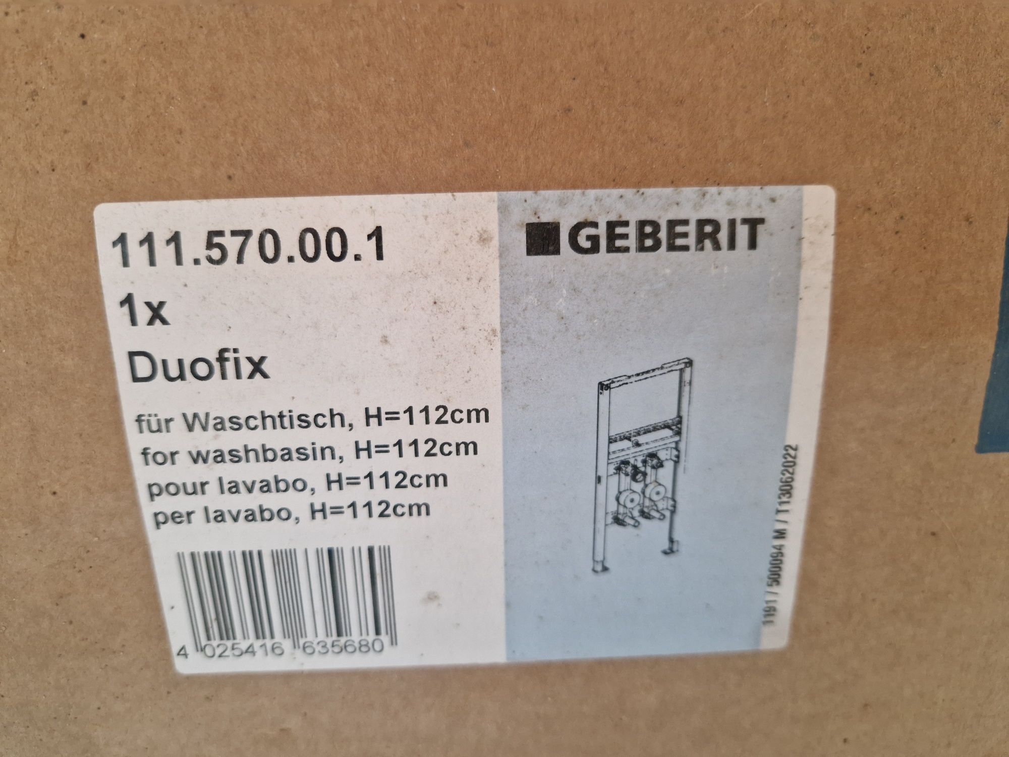 Geberit Duofix do umywalki