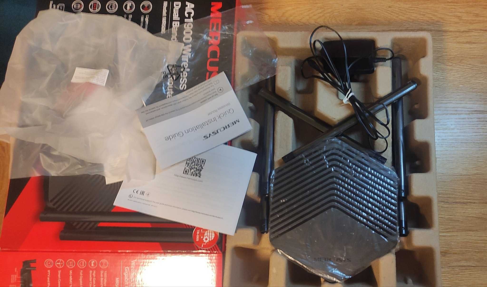 Гігабітний роутер Mercusys MR50G WiFi5 / AC1900 (Не вмикається)