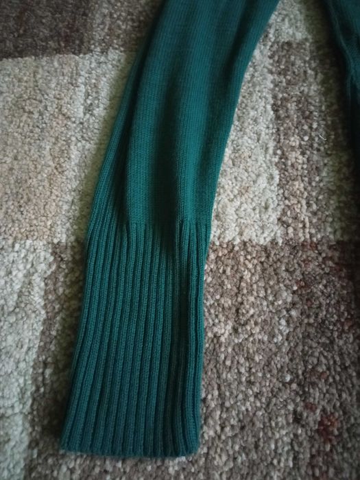 sukienka dzianinowa butelkowa zieleń