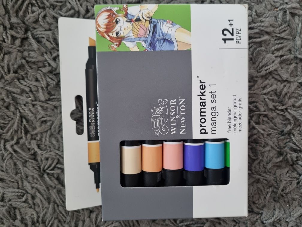 Promarker zestaw 12 + 1 Manga Set markery pisaki