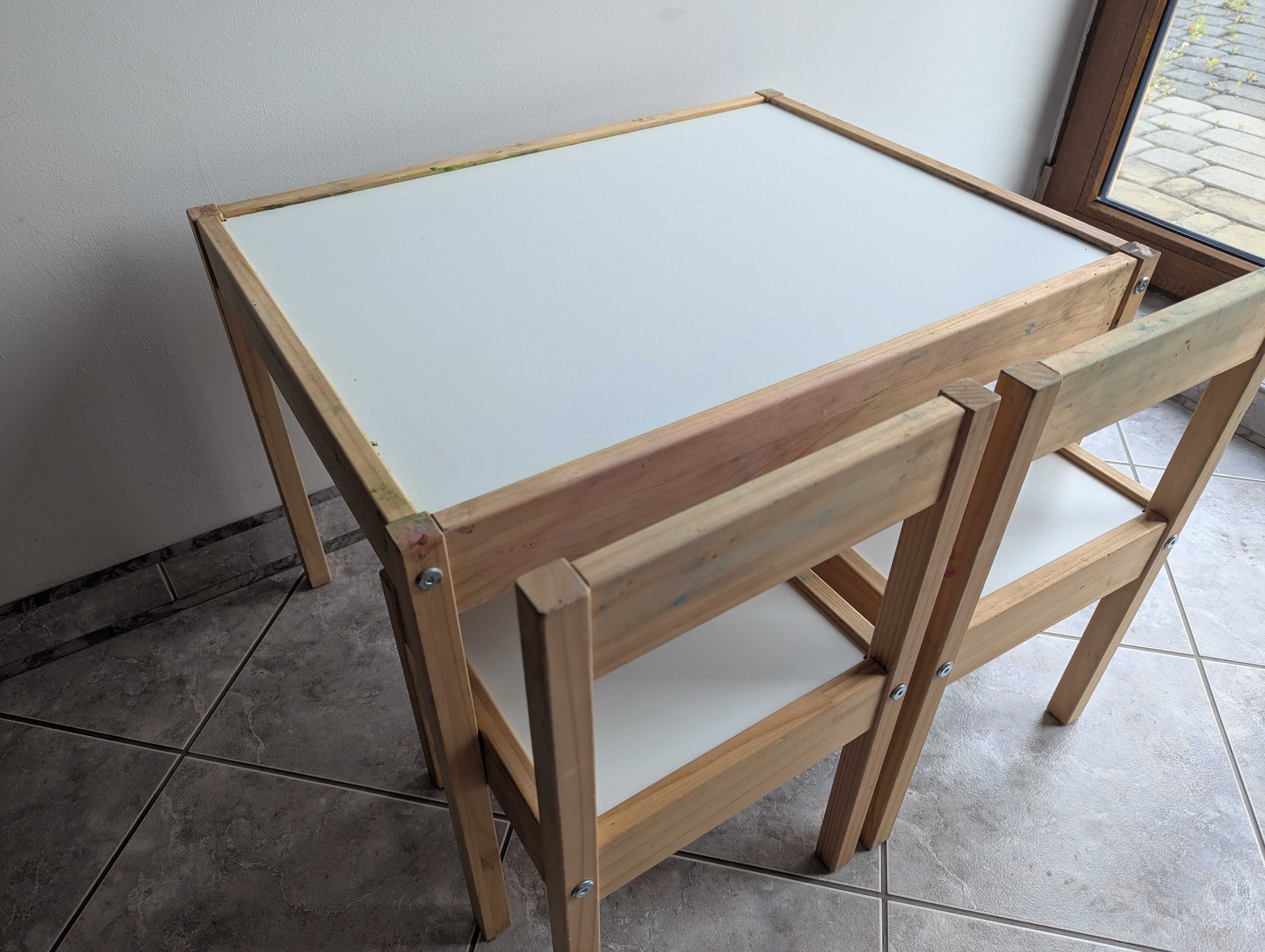 Stolik dziecięcy i 2 krzesełka IKEA LATT