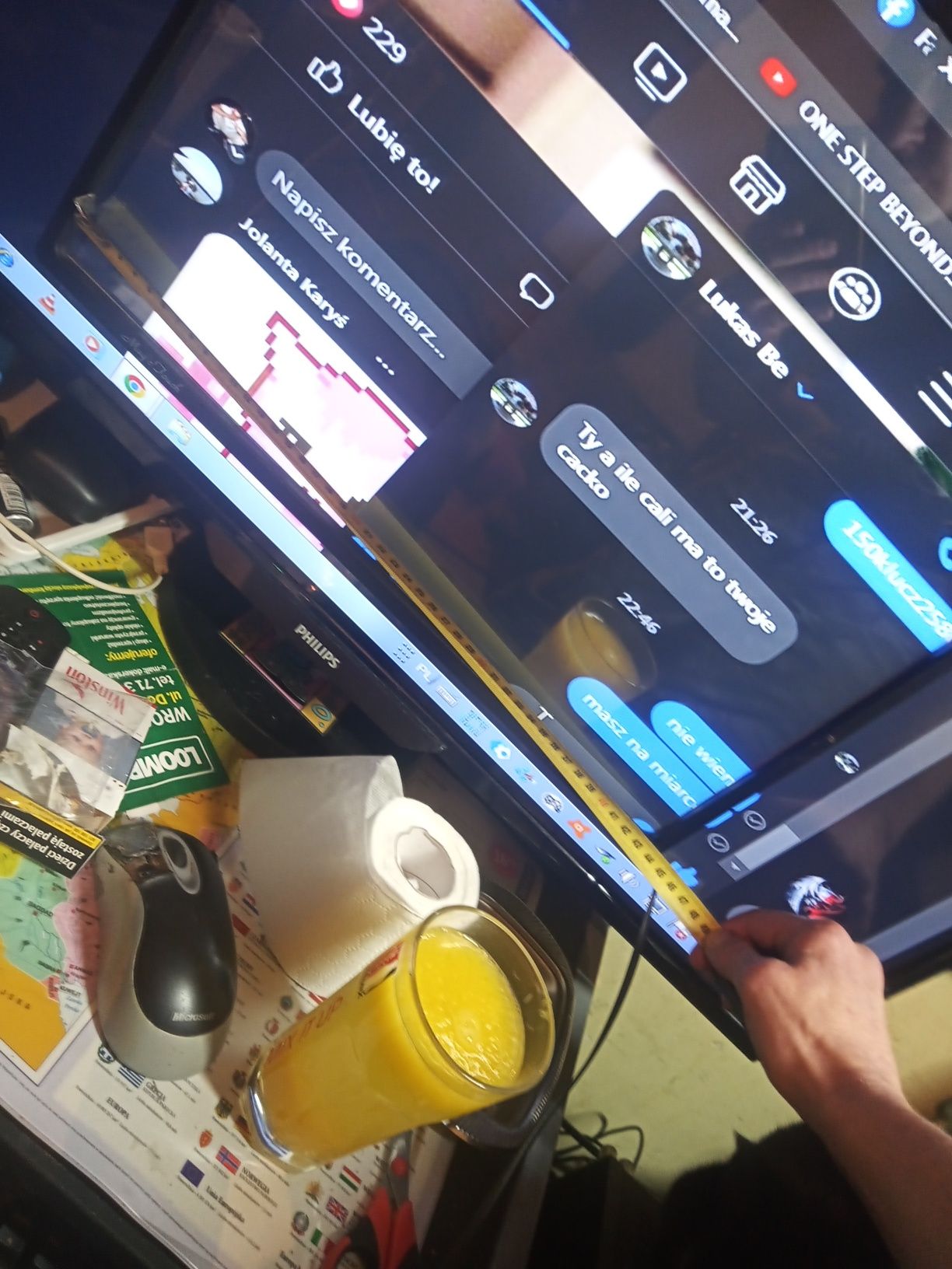 Ekran dotykowy na monitor telewizor