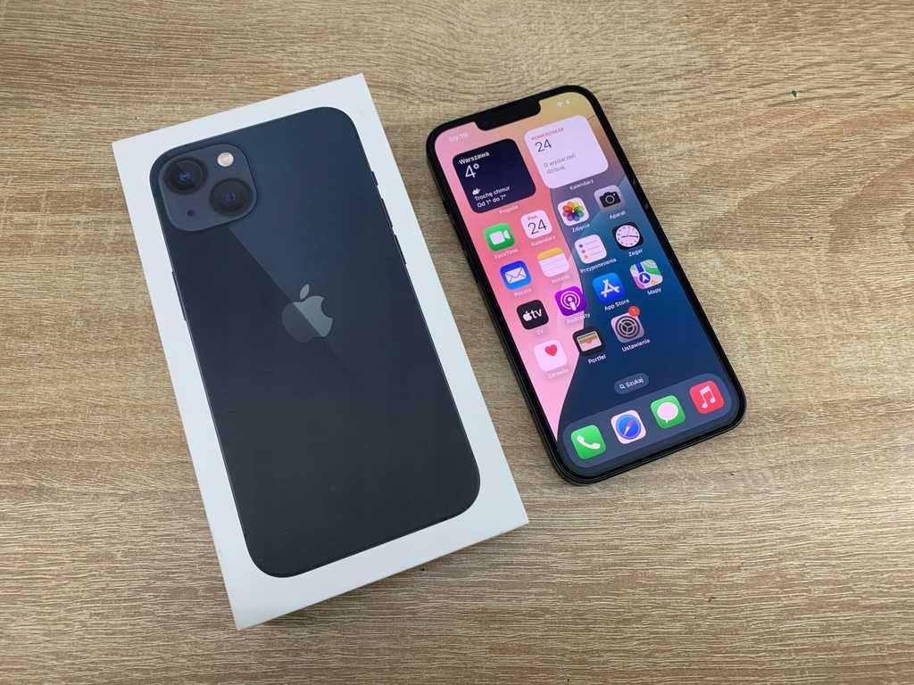 Smartfon APPLE iPhone 13 5G 128GB |100%| |JAK NOWY| |GWARANCJA|