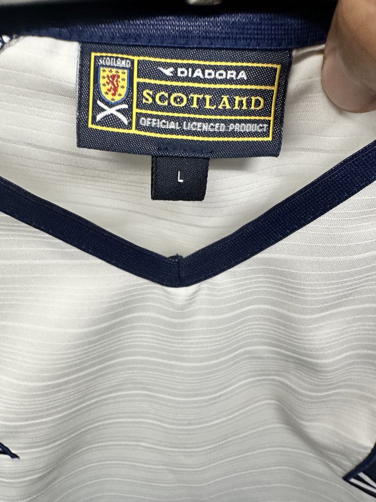 Vintage Diadora Jersey (Camisola) da Seleção Escócia 2003 - Produto Oficial