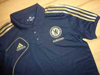 ADIDAS Chelsea Samsung TERRY granatowa koszulka jak nowa r. 42-44