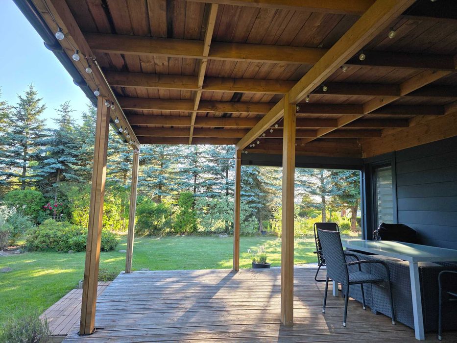 Domek modułowy całoroczny mobilny wyposażony 2 sypialnie 33m2