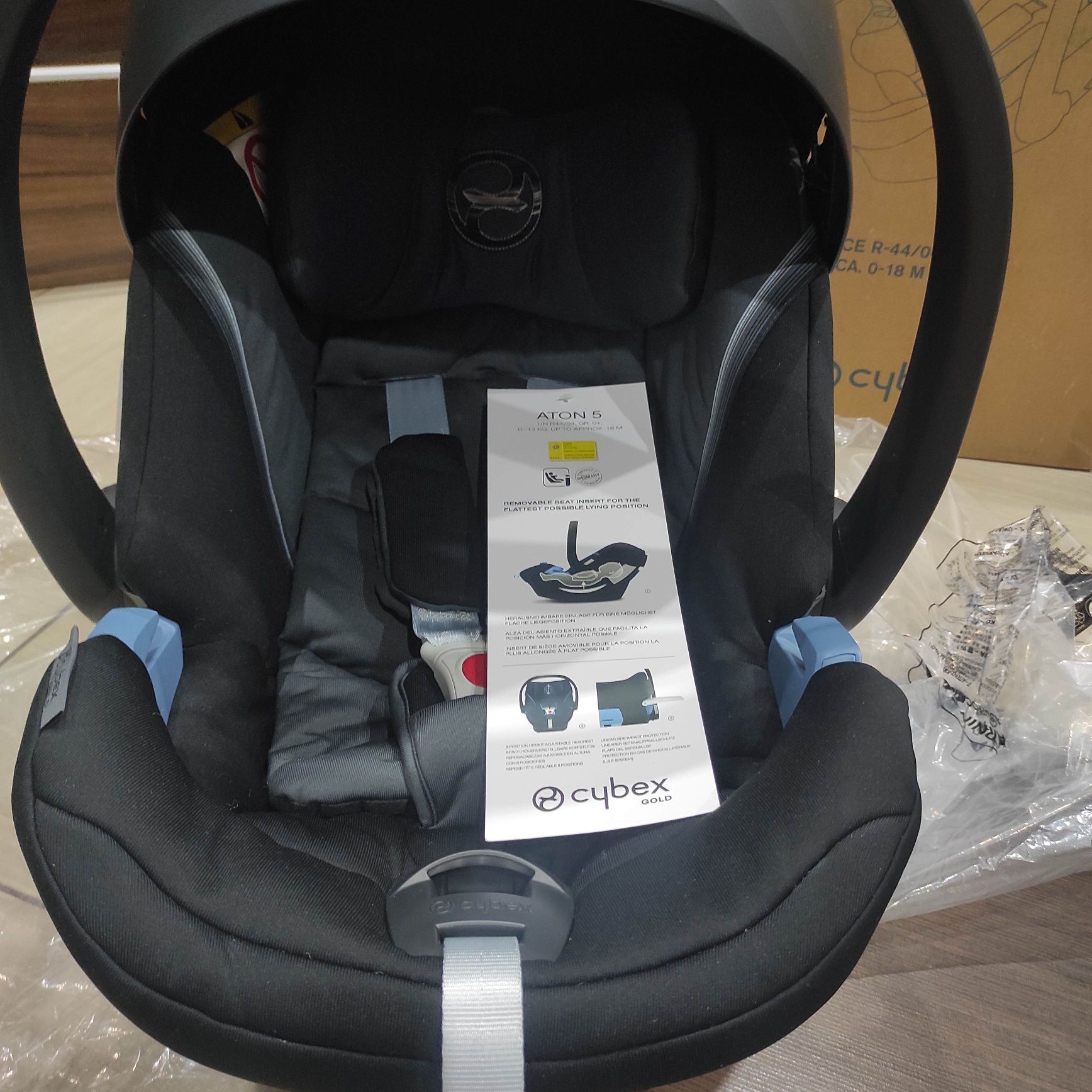 Fotelik samochodowy Nosidełko Cybex 0-13 kg, ADAC,LSP ochrona boczna.