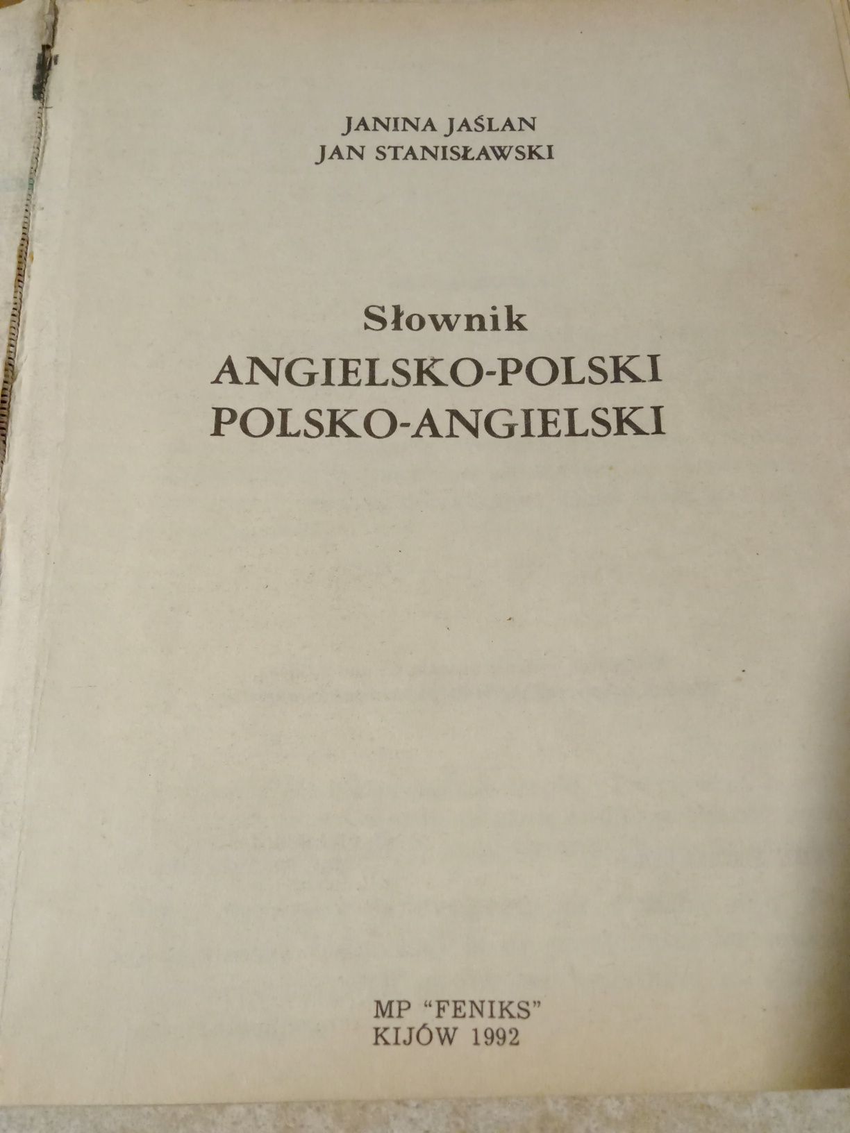 Słownik polsko-angielski