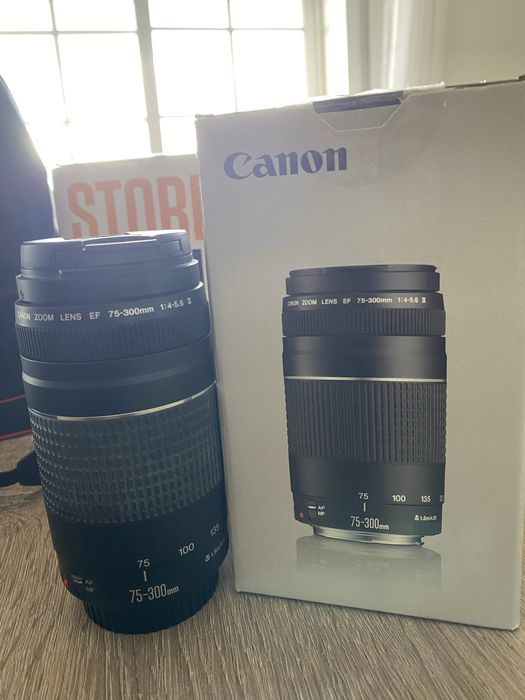 Canon 4000d nova + lentes e mochila