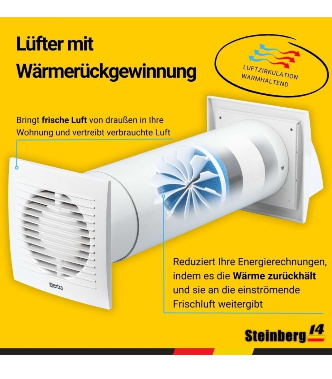 Wentylator wyciągowy elektryczny