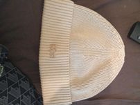 Gorro Lacoste Bege novo