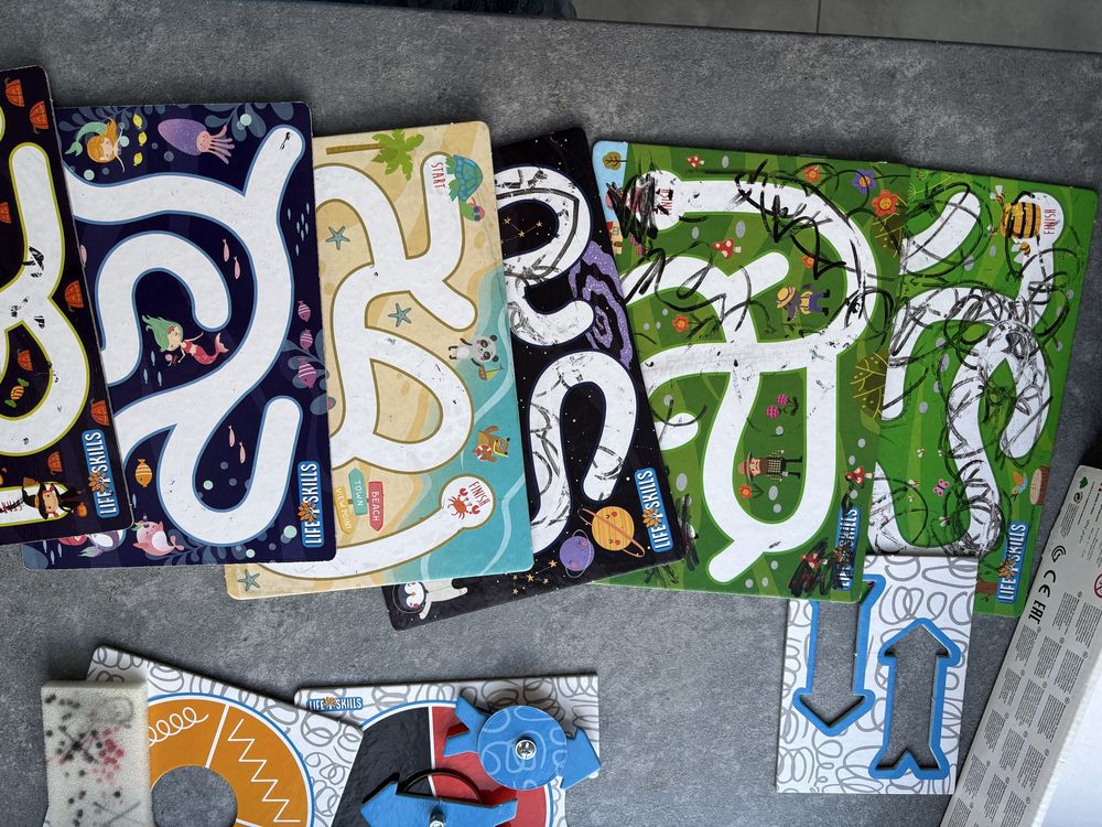Oddam za darmo Montessori Fun Labyrinths Lisciani +3 ślaczki