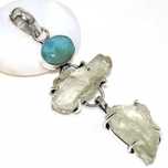 Wisiorek _Larimar zielony Ametyst_Indie_handmade_ 69