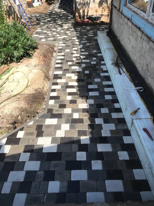 Бордюр.Тротуарная плитка Кирпичик.Старый город.Лайнстоун.Катушка.Борт.