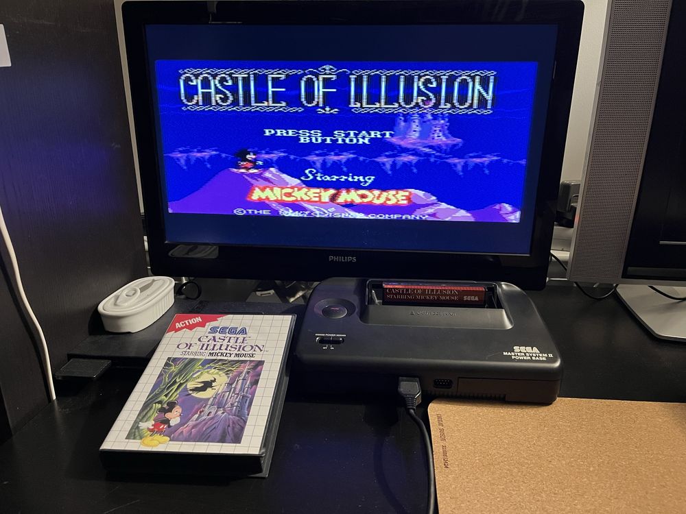 Gra Castle of Illusion Mickey Mouse Sega Master Sytstem