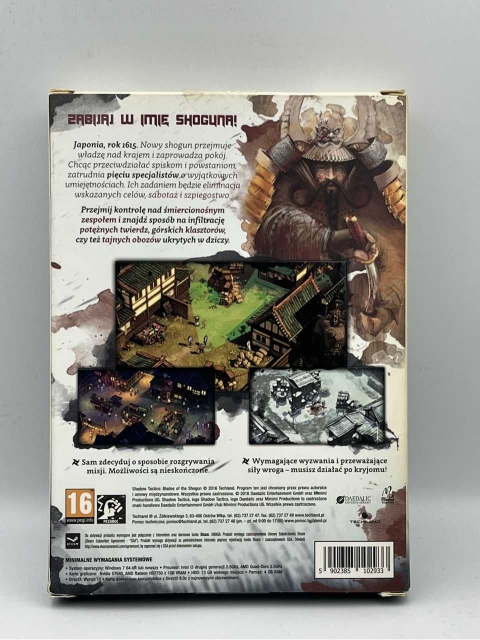 Shadow Tactics Shogun Edition PC nowa folia