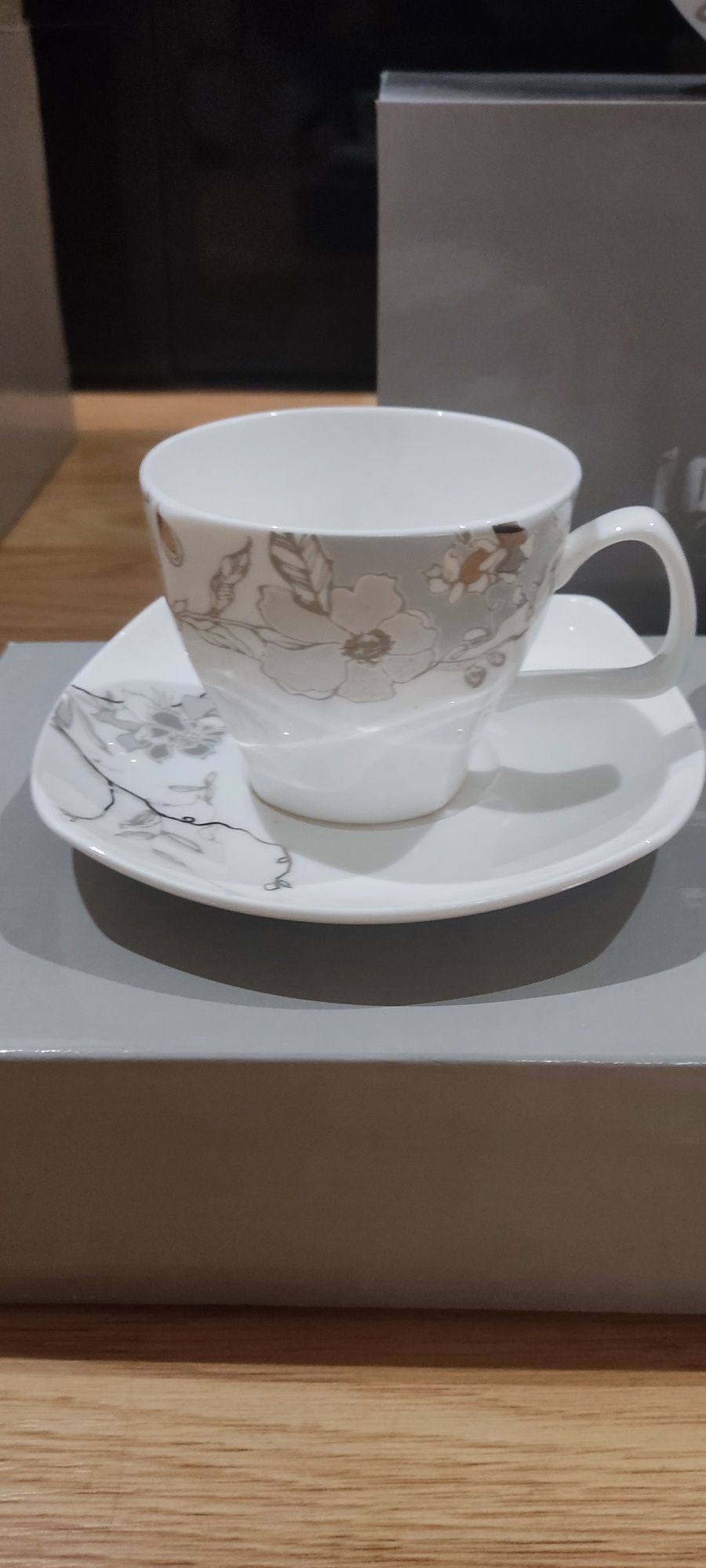 Porcelanowy zestaw kawowy Philipiak Fiore