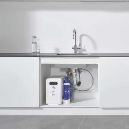 Grohe Blue. Bateria z urządzeniem. Gazowana, filtrowana woda z kranu.