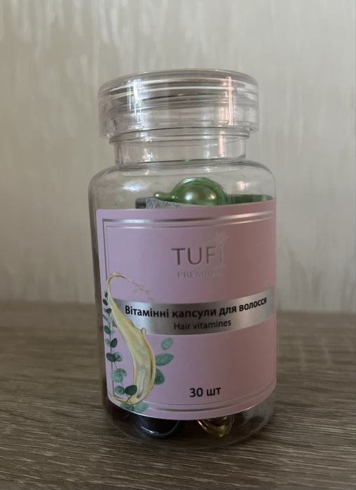 Вітамінні капсули 30 шт TUFI Для Волосся Мікс