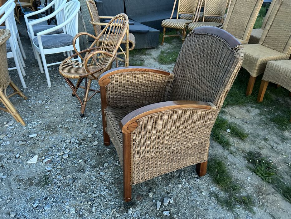 meble fotele ogrodowe rattanowe