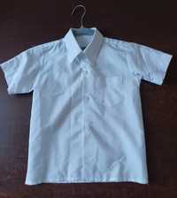 Biała koszula dla chłopca 116