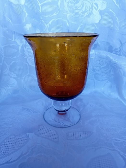 Antico, kielich miodowe szkło plus szklaneczki