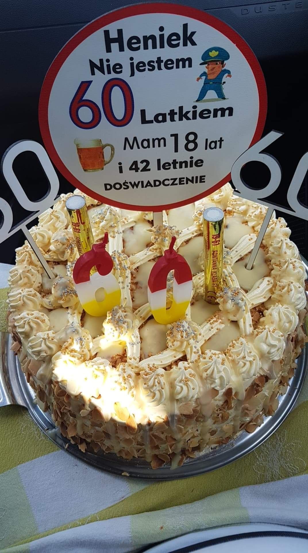 Topper na tort urodzinowy dekoracja
