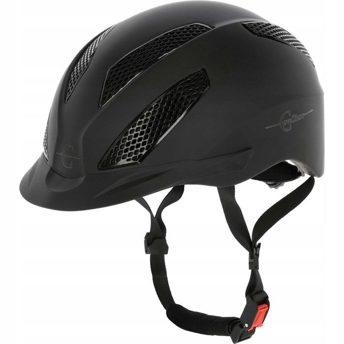 Kask jeździecki eXite, czarny, Covalliero