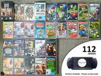 [PSP] 112 Jogos PSP + Acessórios (Vendo à Unidade)