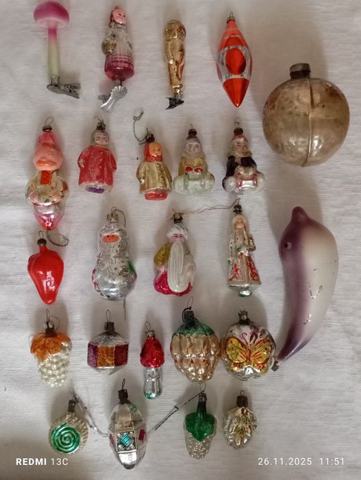 Ёлочные игрушки СССР