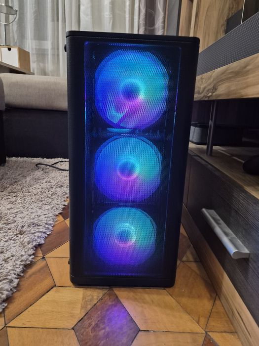 Komputer stacjonarny RGB Ryzen 7 5700X RTX 4060 32GB SSD 1TB WIFI W11