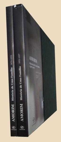 História de uma Família – AMORIM - Dois Volumes de capa dura