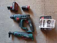 Parkside zestaw młotowiertarka  grzechotka 12v 5ah + 2ah jak NOWE GWAR