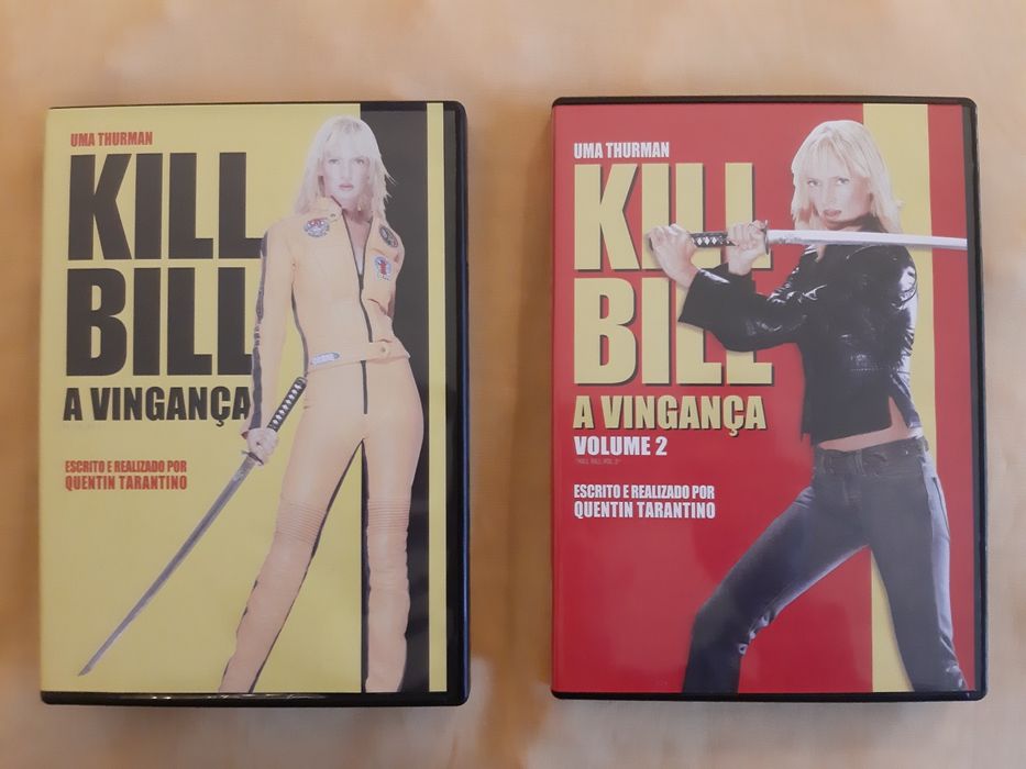 Vendo DVDs 'Kill Bill', vol. 1 e 2.