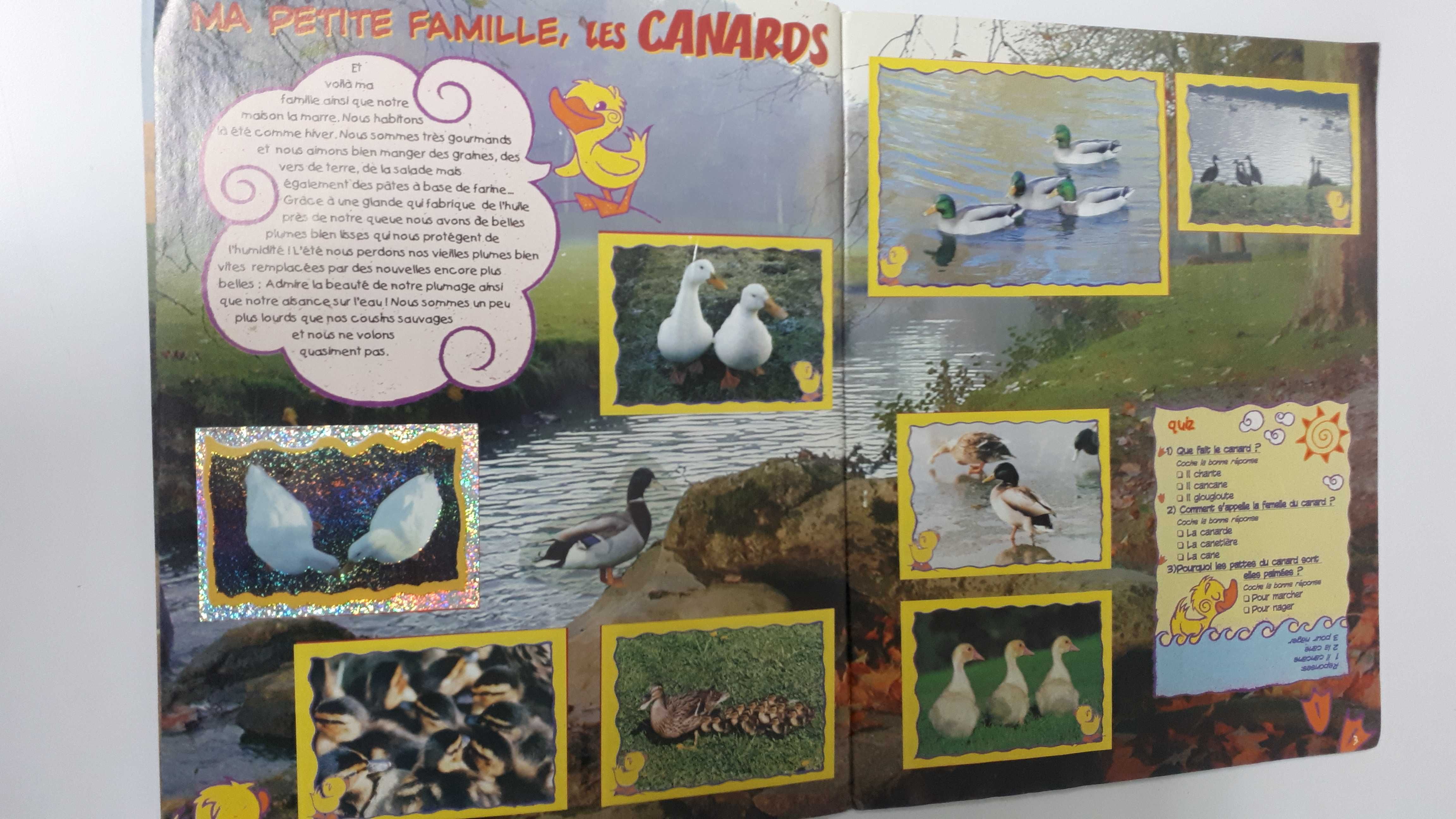 Caderneta de cromos Les Animaux de la Ferme