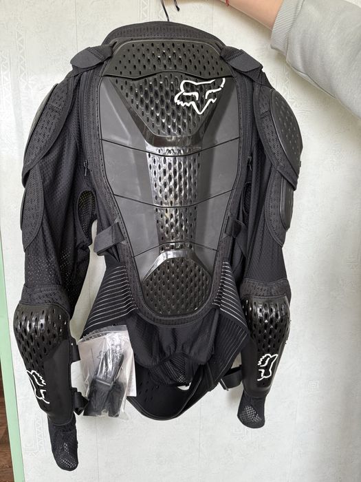 Мотозахист тіла FoxTitanSport чорний XXL