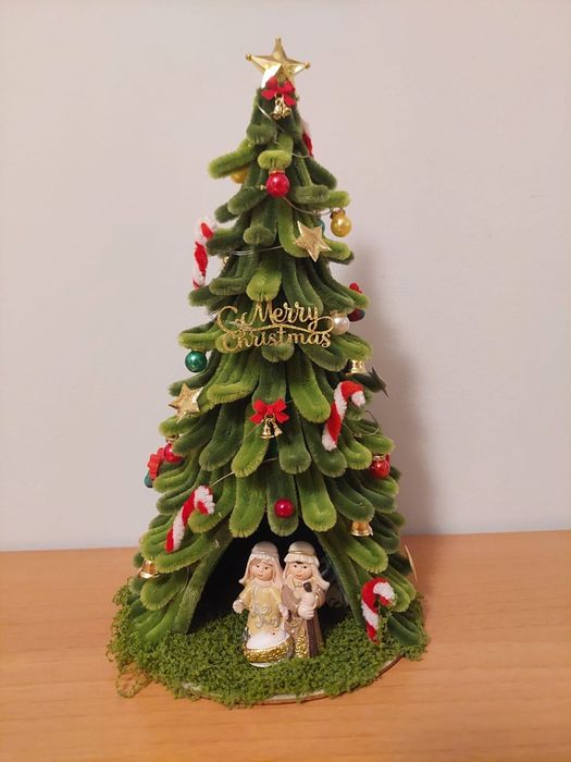 Árvores de natal artesanais