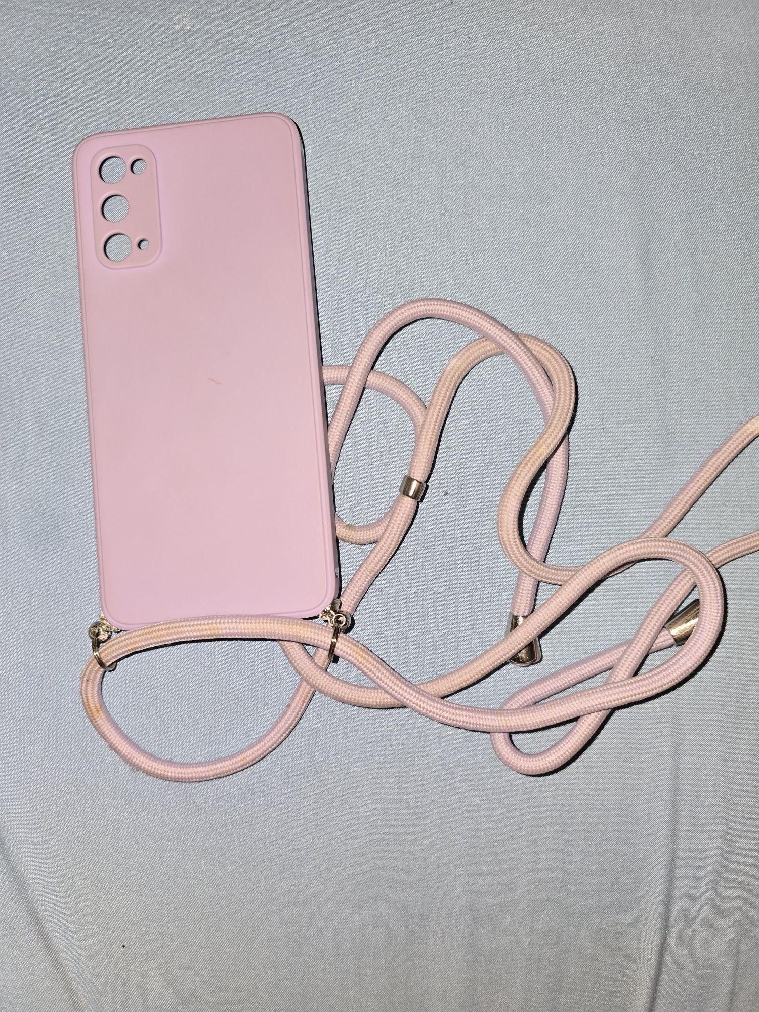 Capa rosa Galaxy S20 com fio