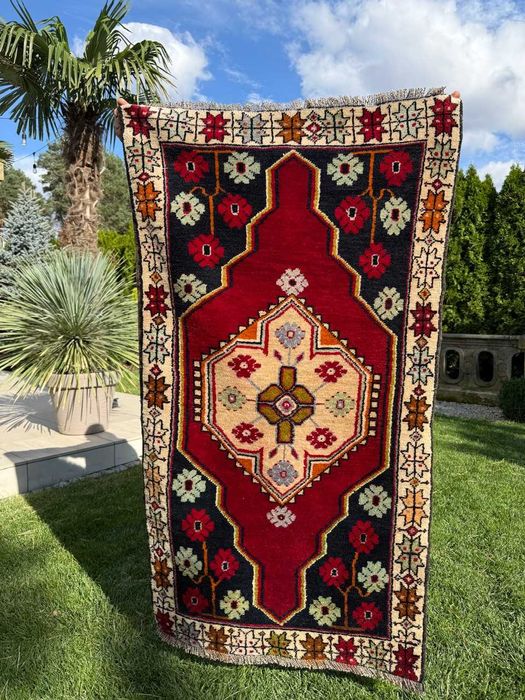 Anatolijski r.tkany Kazak Kaukaz dywan Kaukazki 160x82 galeria 3 tyś