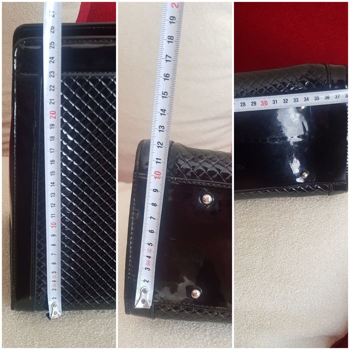 Сумка лаковая, портфель