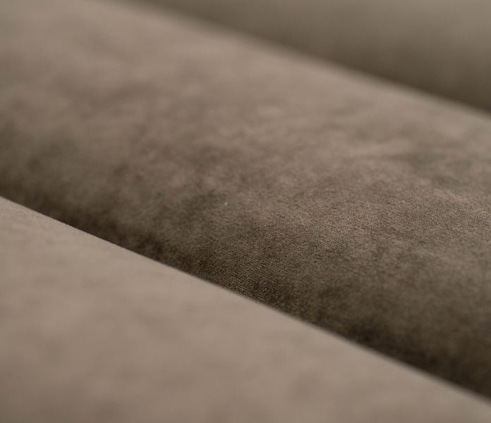 М'які стінові панелі для ліжка 15см х 60см ОВАЛ ВЕЛЮР ШОКОЛАД