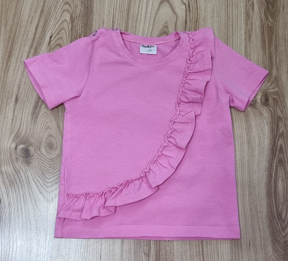Bluzka T-shirt roz.104 Za&Pa kolor różowy
