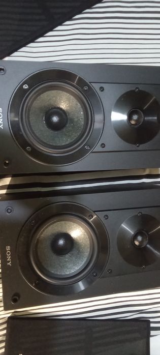 Amplificador aiwa, 2 colunas Sony ss-c55