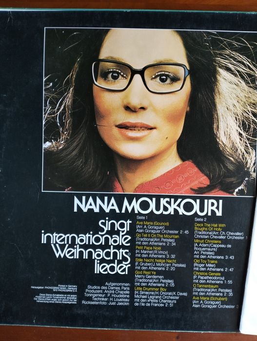 Disco de vinil LP Nana Mouskouri